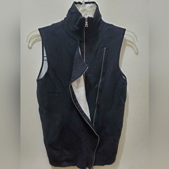 ARMINI EXCHANGE - BLACK DOIBLE ZIPPPER VEST - Picture 4 of 9